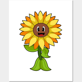 Sunflower Flower Posters and Art